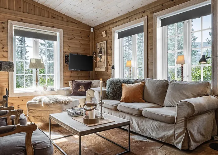 Charming In Hemsedal Golf Alpin - Ideal For Families, Fishing & Skiing Semesterbostad Hemsedal